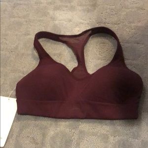 Lululemon speed up bra c/d burgundy color size 6
